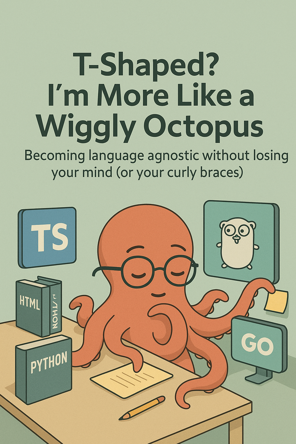 T-Shaped? I’m More Like a Wiggly Octopus